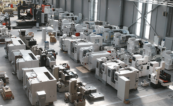 4-axis  and 5-axis machining centers from stock