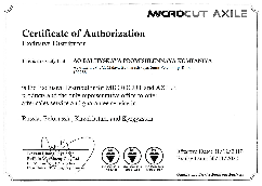 Certificate of Exclusive Distributor of Buffalo Machinery Company (Taiwan)